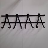 Bamboo wall mounted coat rack