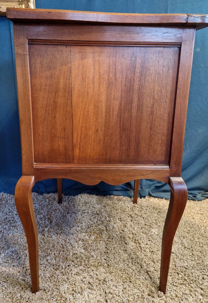 Walnut Sideboard in Louis XV Style, 20th Century