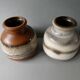 Pair of Germany vases, natural tones