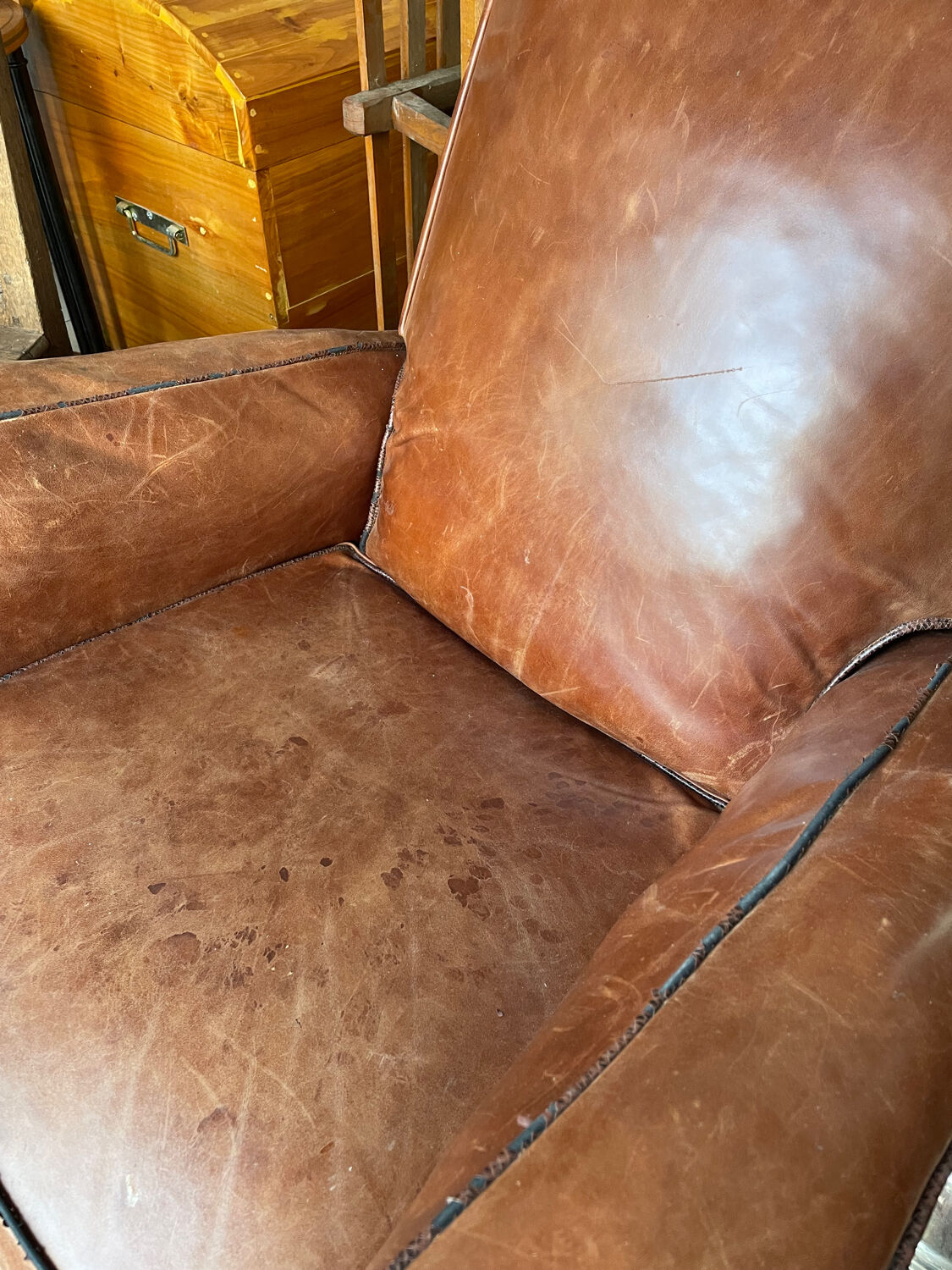 Paire de fauteuils club