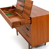 Vanity dresser in teak by Ib Kofod-Larsen 1960s