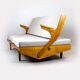 Restored Mid-Century Convertible Sofa from Opp Drevovyroba, 1970s