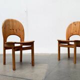 Danish pine chairs from the mid-century by Niels Koefoed for Glostrup, 1960s, set of 4.