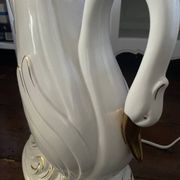 Set of 2 Swan lamps Bassano Italy