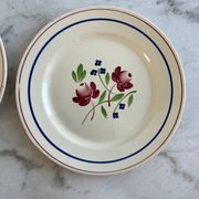 Lot de 2 assiettes plates Bagatelle Luneville