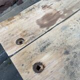 Huge vintage workshop workbench table 245cm