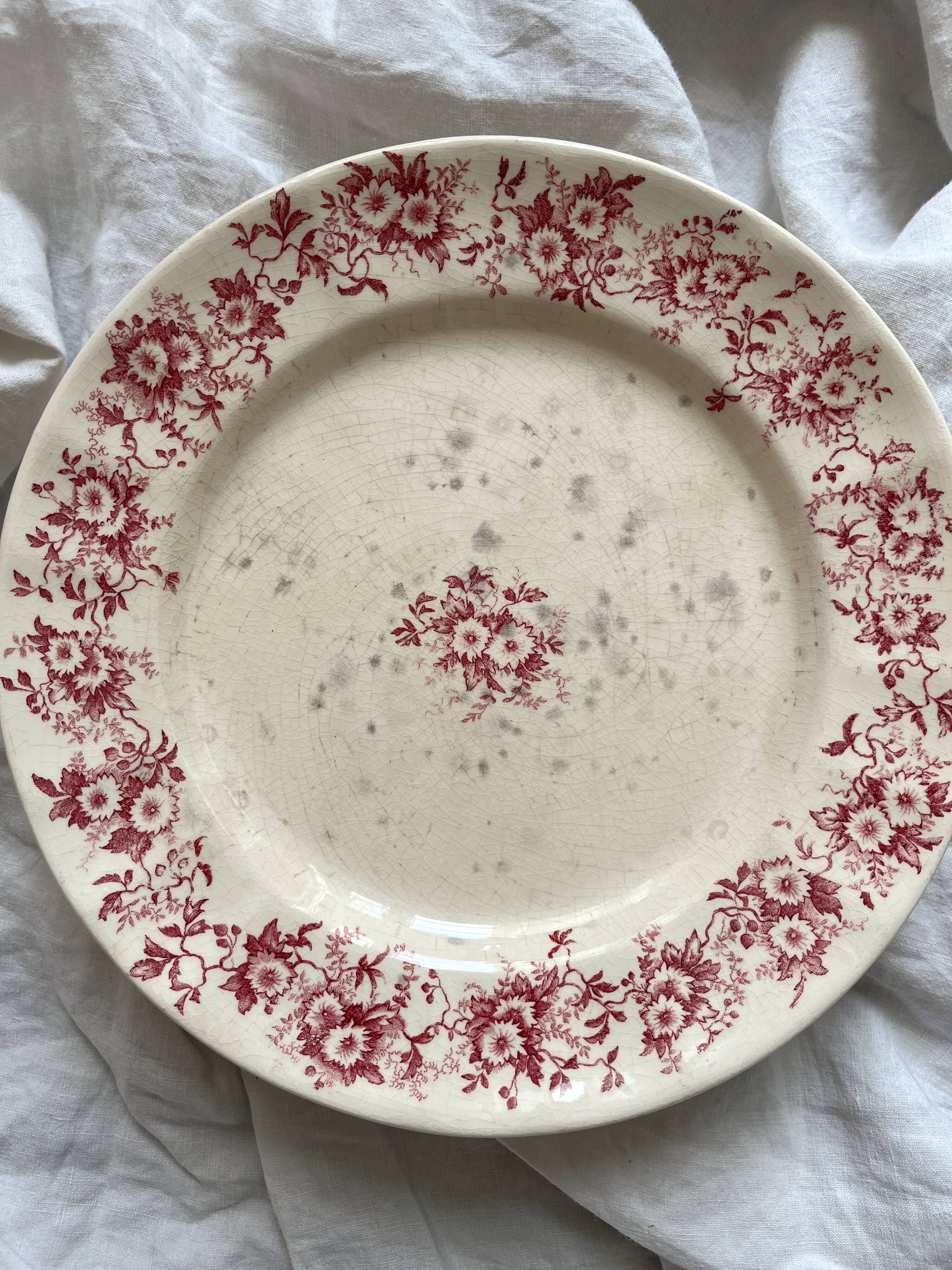 Low iron clay compote bowl "Aster" Longchamp