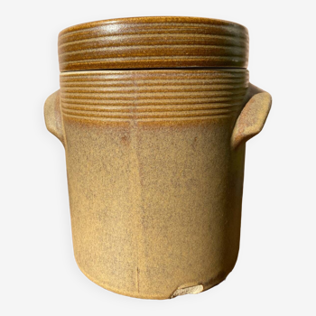 Stoneware confit pot