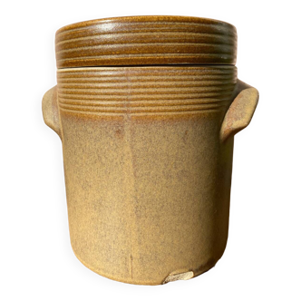 Stoneware confit pot