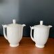 Cafetiere ancienne en porcelaine art deco