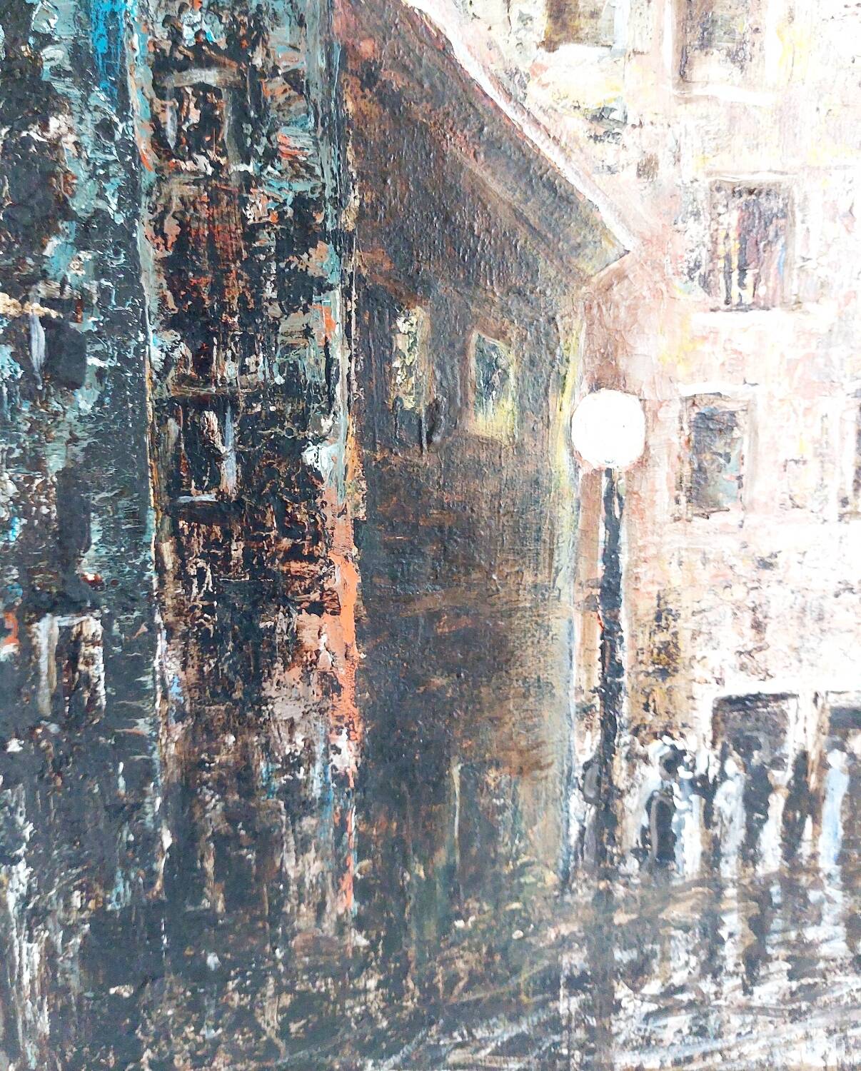 Nocturnal oil painting