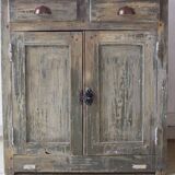 Sideboard in weathered gray wood