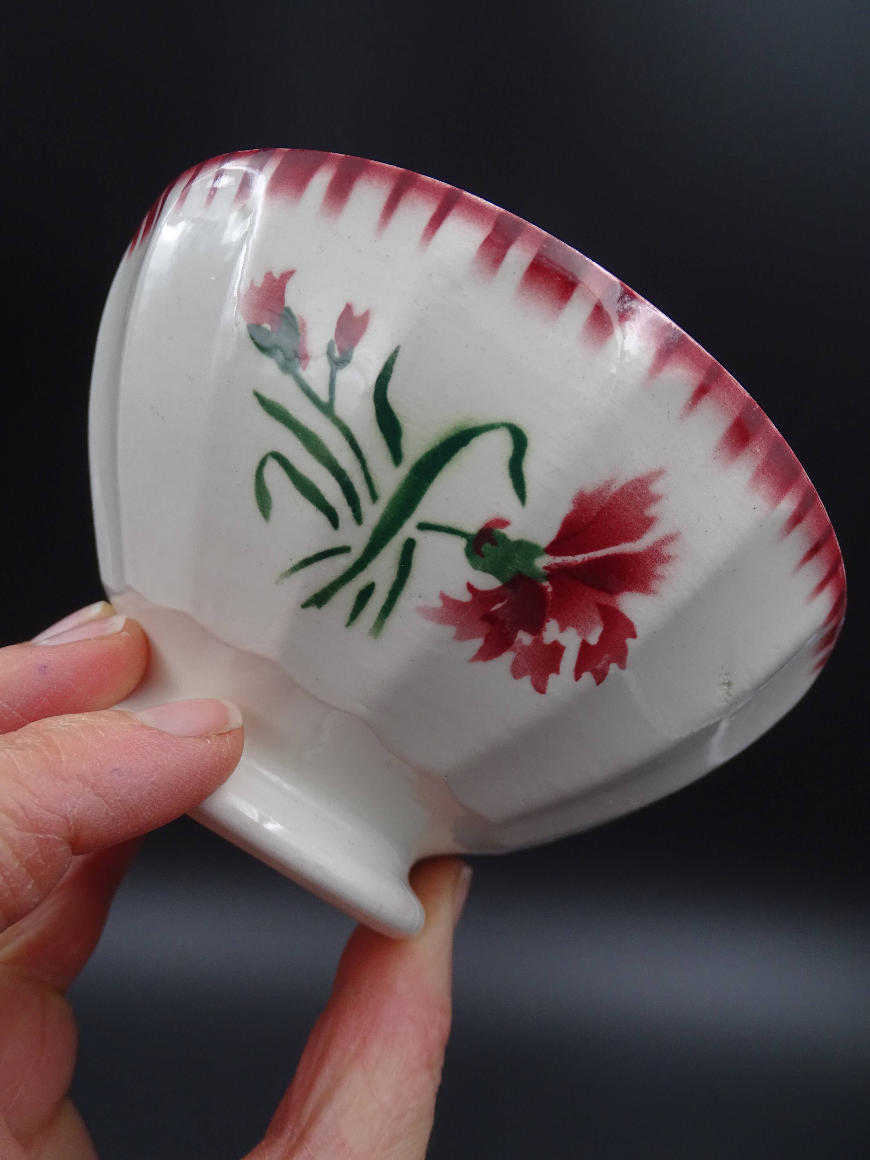 Sarreguemines earthenware bowl - Model Yvette - Circa 1940