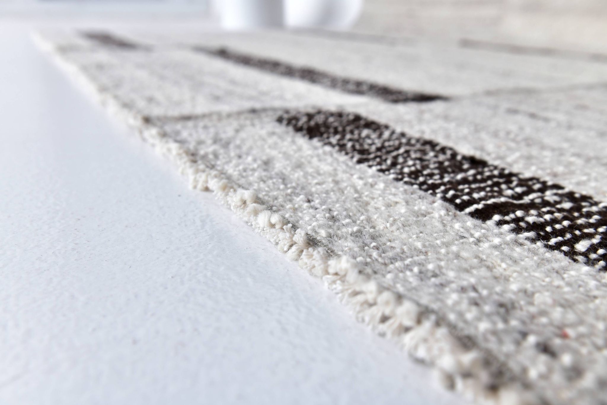 7x10 Beige & Brown Turkish Vintage Kilim Rug 215x320Cm SK 242206