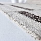 7x10 Beige & Brown Turkish Vintage Kilim Rug 215x320Cm SK 242206