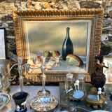 Framed still life by J. Aubry