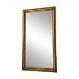 19th-century antique gilded mirror.
