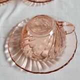 Rosaline cups and sugar bowl