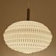 Vintage scandinavian pendant light , 1960s