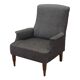 Grey armchair, Italian design, 1970s, production: Italy
