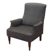 Grey armchair, Italian design, 1970s, production: Italy