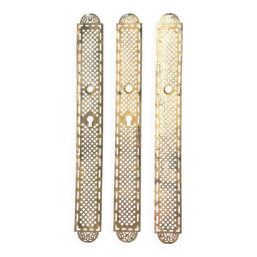 3 plaques de propreté anciennes - 52cm - Ref 1337