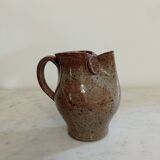 Zoomorphic pitcher in pirated stoneware