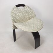 Ensemble de 4 chaises Giovanni Offredi Sail par Saporiti Italie 1973