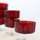 Lot de 6 verres Luminarc cavalier rouge rubis
