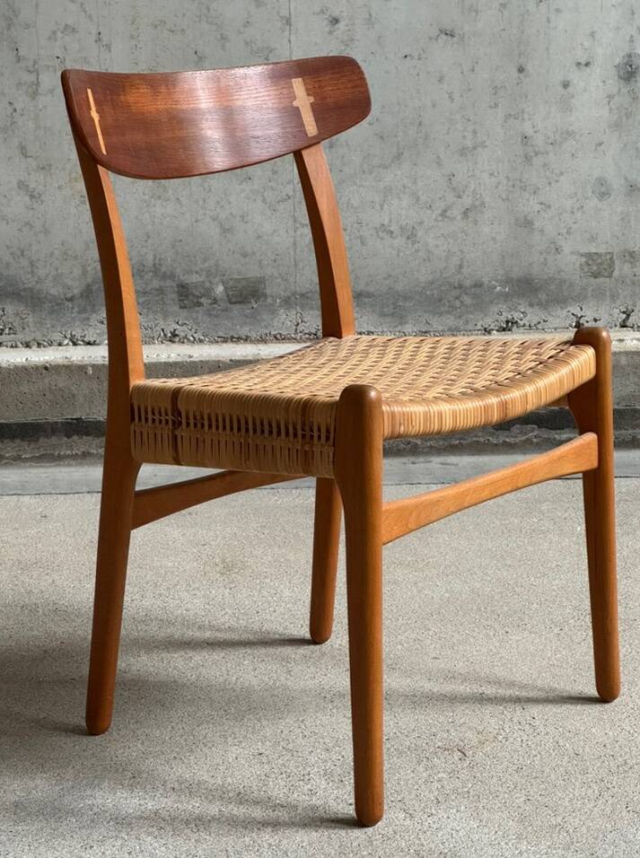 Ensemble de 4 chaises de salle à manger CH23 par Hans J Wegner pour Carl Hansen & Son