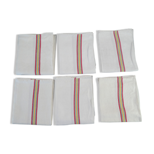 Lot de 6 torchons anciens