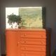Terracotta vintage chest of drawers