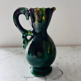 Flamed glaze pitcher