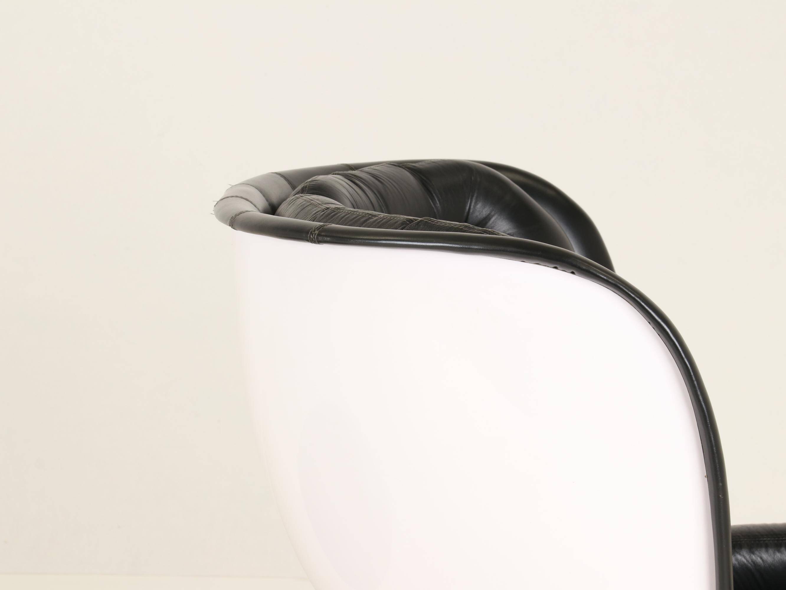 Elda Chair and Ottoman by Joe Colombo for Comfort, Italy, 1970s