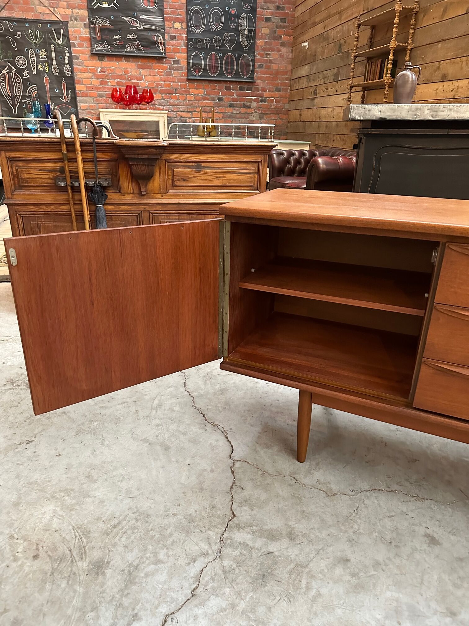 Enfilade 60's teak