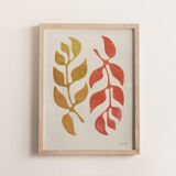 Painting on paper • M752 • signed Eawy