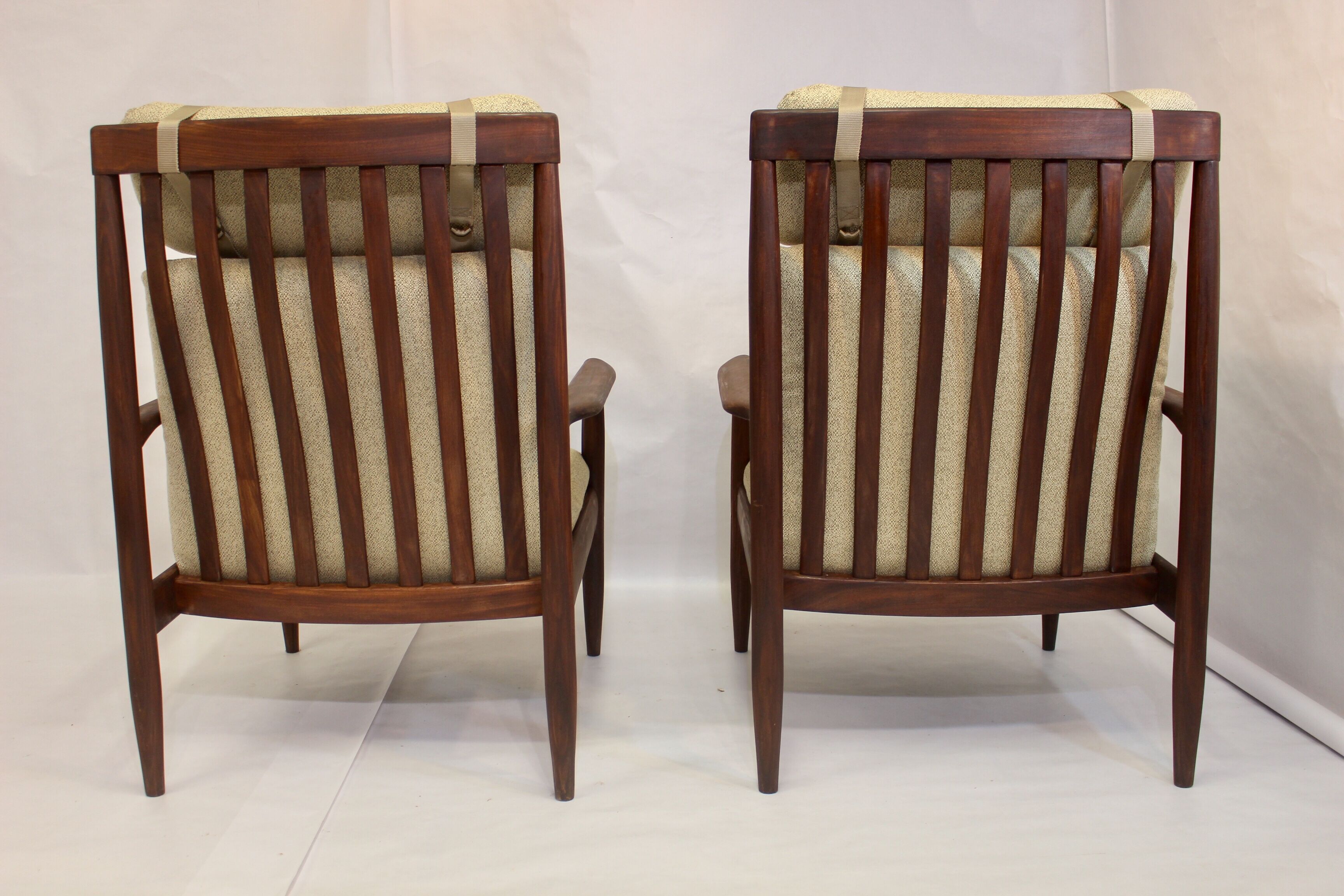 Pair of armchairs by Grete Jalk 1960 Denmark.