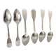 6 sterling silver tablespoons