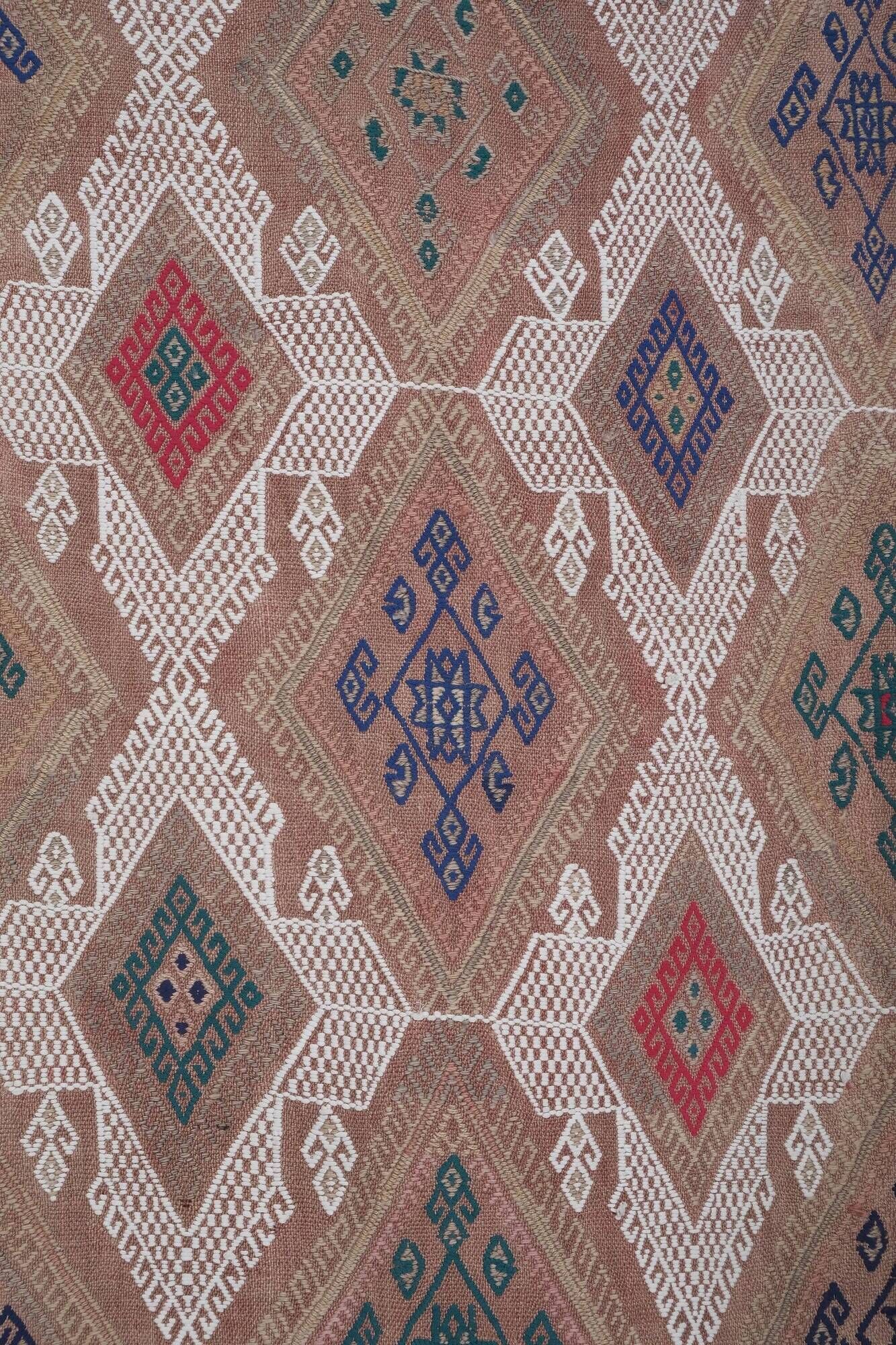 Tapis Kilim turc vintage tissé main