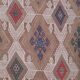 Tapis Kilim turc vintage tissé main