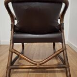 Vintage armchair in Manila style, Denmark, 1960s