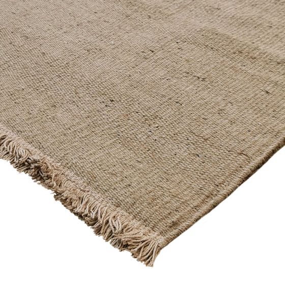 Woven jute rug 160x230 natural