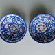 Pair of Kutahya ceramic cups