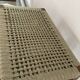 Stool or bench in wood and rope braided Bohemian style