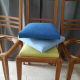 3 chaises rétros refaites