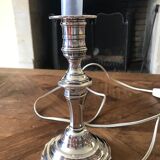 Louis XV silver metal lamp base