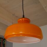 Suspension in orange opaline 70s