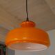 Suspension en opaline orange 70s