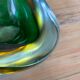 Cendrier Sommerso en verre de Murano en forme de diamant de Flavio Poli pour Seguso