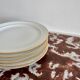 Petites assiettes en porcelaine de Limoges